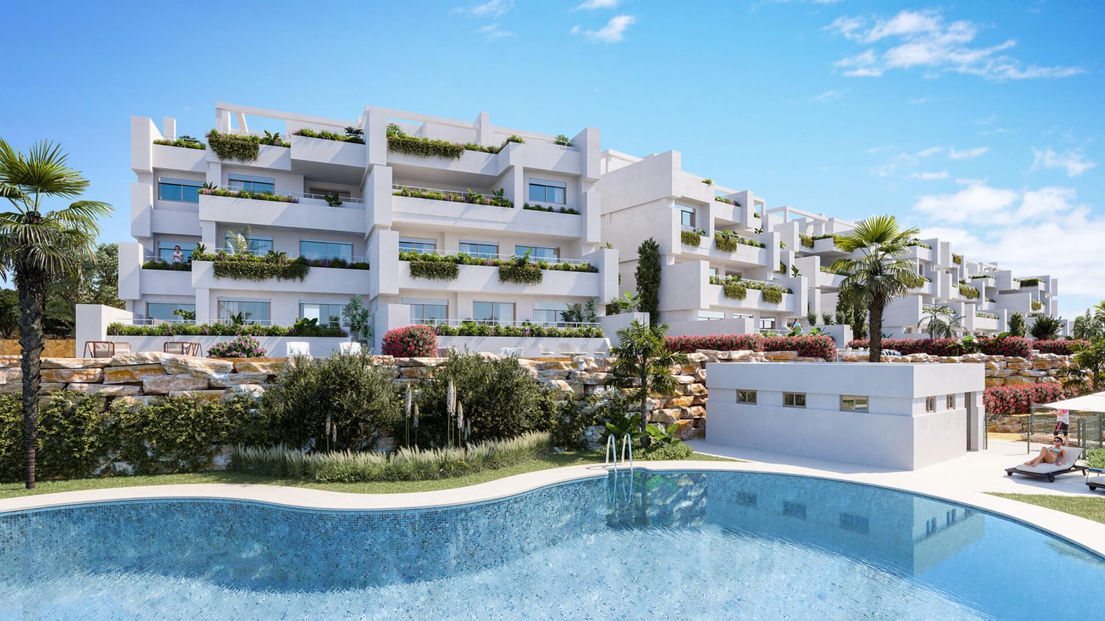 3 Bed Middle Floor Apartment in Estepona i Estepona — Leilighet